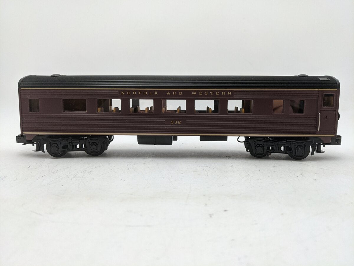 MTH 30-6160 N&W Streamlined Coach Car #532 EX