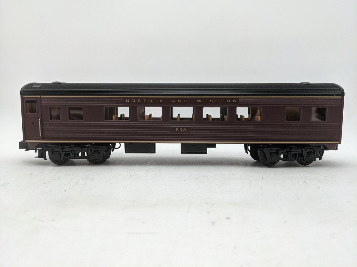 MTH 30-6160 N&W Streamlined Coach Car #532 EX