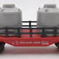 Lionel 6-16300 O Gauge Red Rock Island Flatcar with Fencing EX