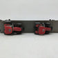 MTH 30-7616 O  Norfolk Southern Construction Flatcar w/ Case Tractors #60368 EX