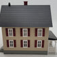 MTH 30-90043 O 2-Story Tan W/Red Shutters Row House W/Porch EX/Box