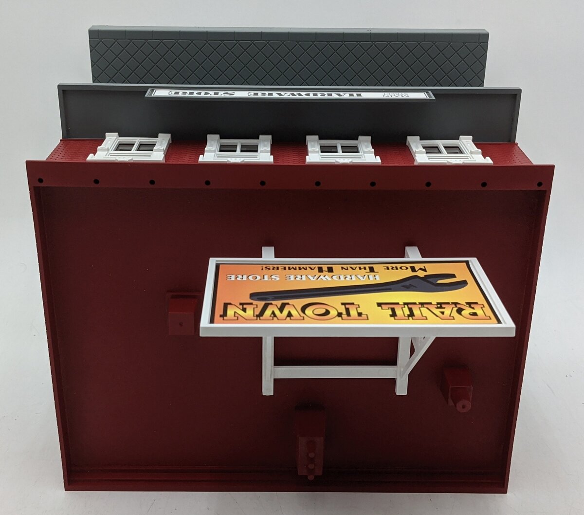 MTH 30-9018 O Hardware Store Red & Gray w/White Trim LN/Box