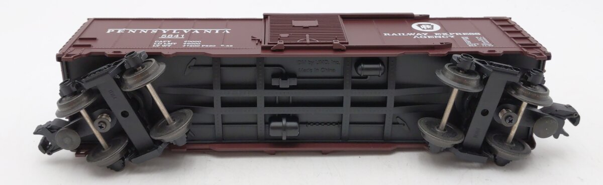 Industrial Rail IDMU1002 O Gauge Pennsylvania REA Boxcar #5841 LN
