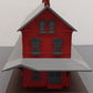 MTH 30-9014 O Gauge Red Stone Passenger Station with 2 Platforms EX/Box