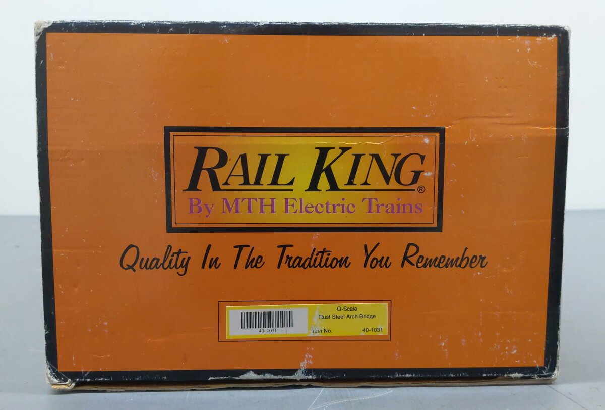MTH 40-1031 30 Inch Steel Arch Bridge without Piers EX/Box