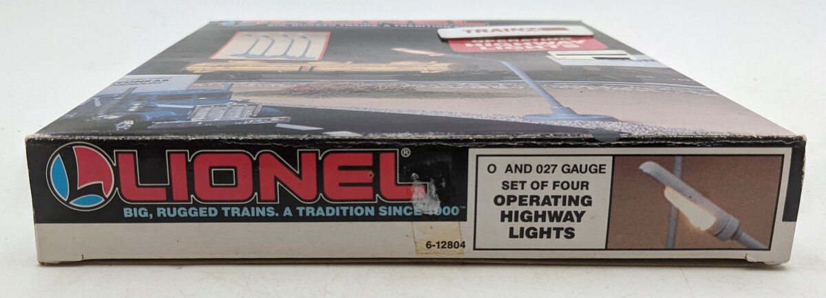 Lionel 6-12804 O And O27 Operating Highway Lights (Set of 4) LN/Box