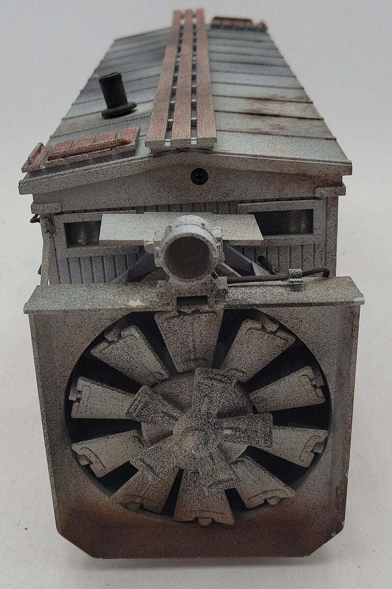 USA Trains R2100 G Weathered D&RGW Rotary Snow Plow with Sound - Metal Wheels