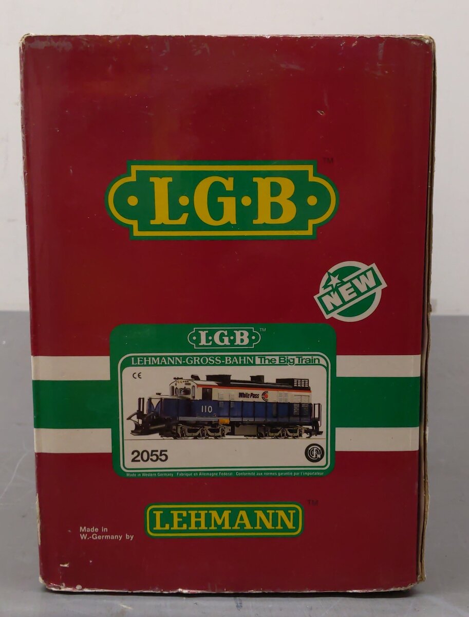LGB 2055 G Scale White Pass Diesel Locomotive w/ Sound #110/Box