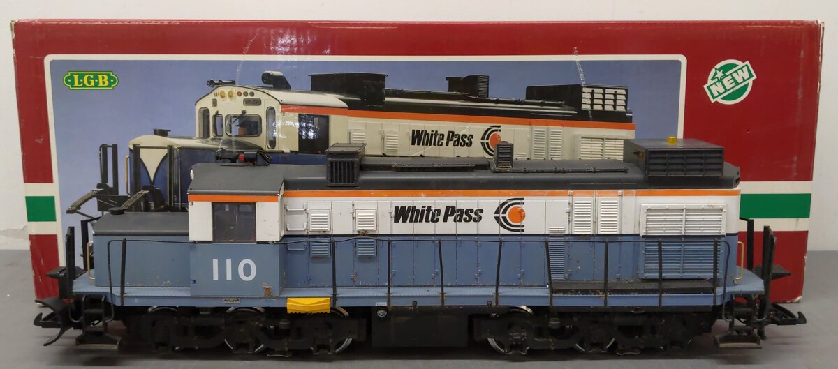 LGB 2055 G Scale White Pass Diesel Locomotive w/ Sound #110/Box