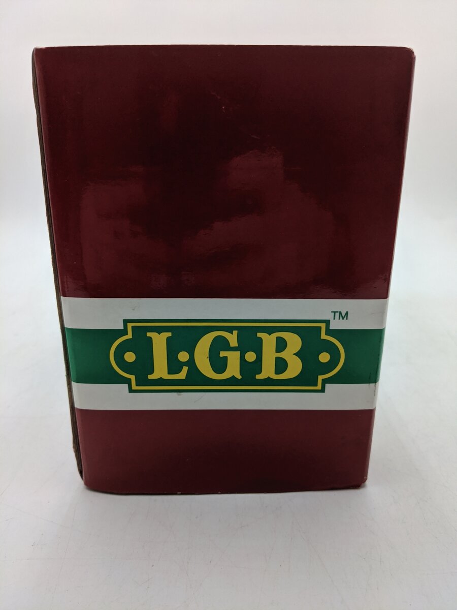 LGB 4076-M01 G Scale Burlington Hopper w/Coal Load #4076 - Metal Wheels VG/Box