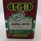 LGB 4076-M01 G Scale Burlington Hopper w/Coal Load #4076 - Metal Wheels VG/Box