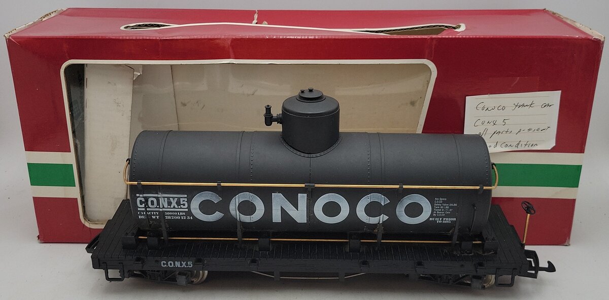 LGB 4080 G Scale Conoco Tank Car - Metal Wheels VG/Box