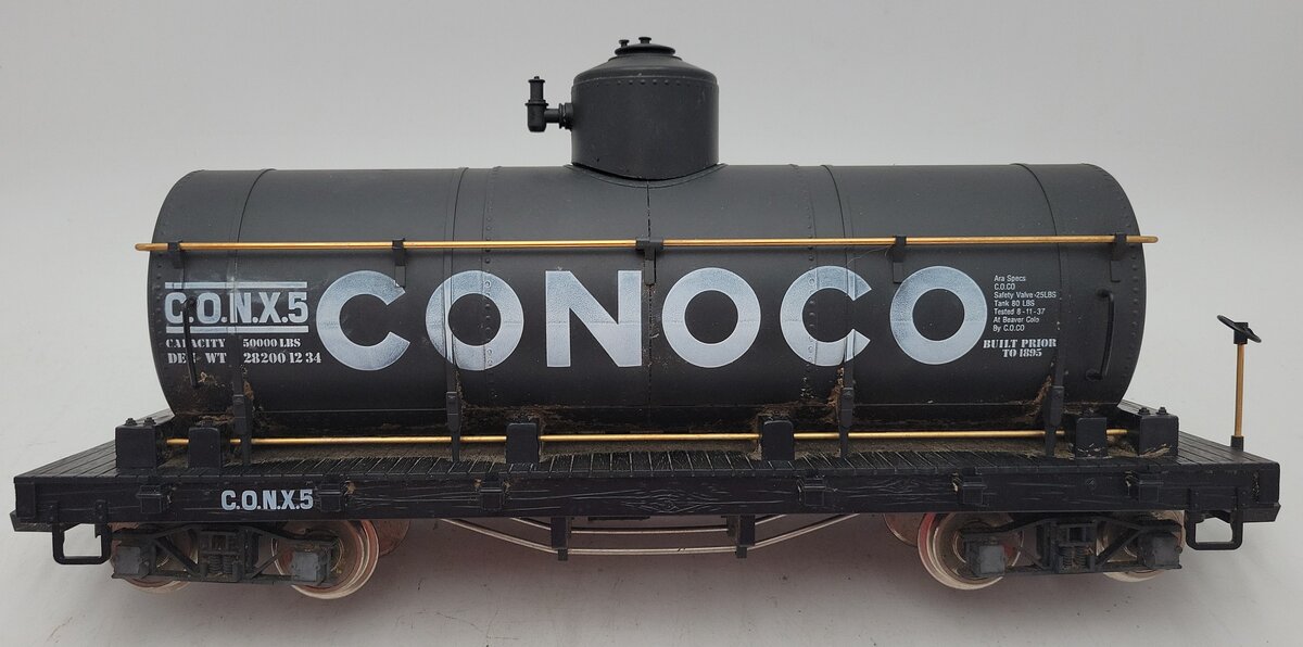 LGB 4080 G Scale Conoco Tank Car - Metal Wheels VG/Box