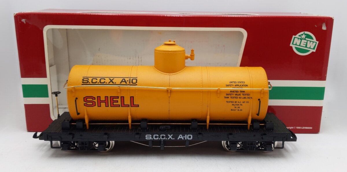 LGB 4280 G Scale Shell Tank Car #A-10 - Metal Wheels EX/Box