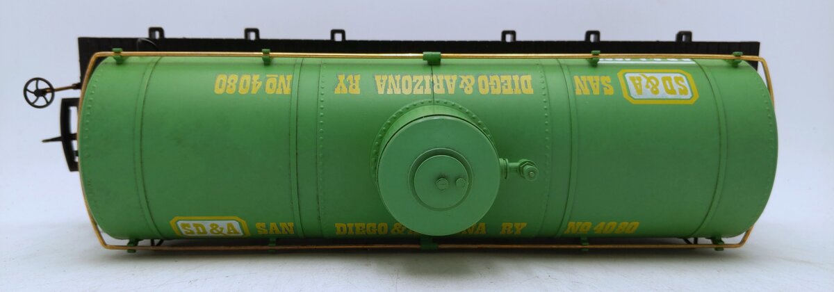 LGB 4080-Y05 G Scale San Diego & Arizona Tank Car (Metal Wheels) EX/Box