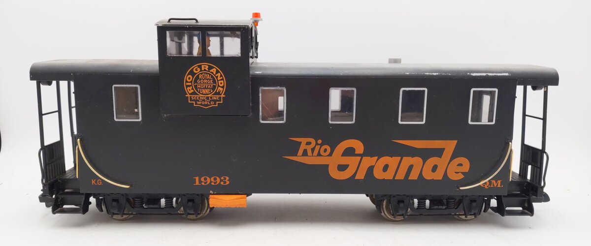 LGB 42710 G Scale Rio Grande Caboose #1993 (Metal Wheels) EX/Box