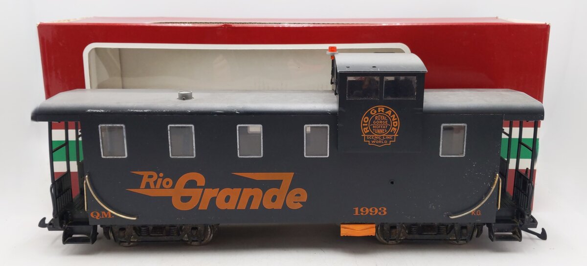 LGB 42710 G Scale Rio Grande Caboose #1993 (Metal Wheels) EX/Box