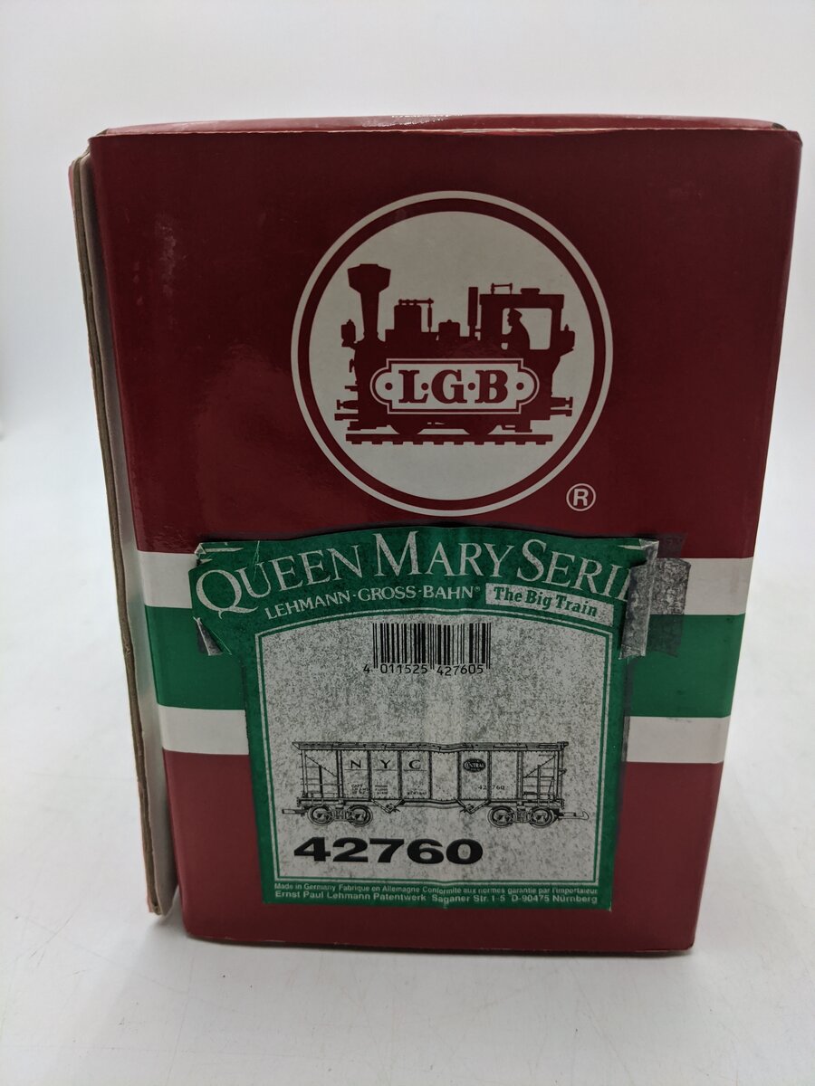 LGB 42760 New York Central Covered Hopper Car (Metal Wheels) VG/Box