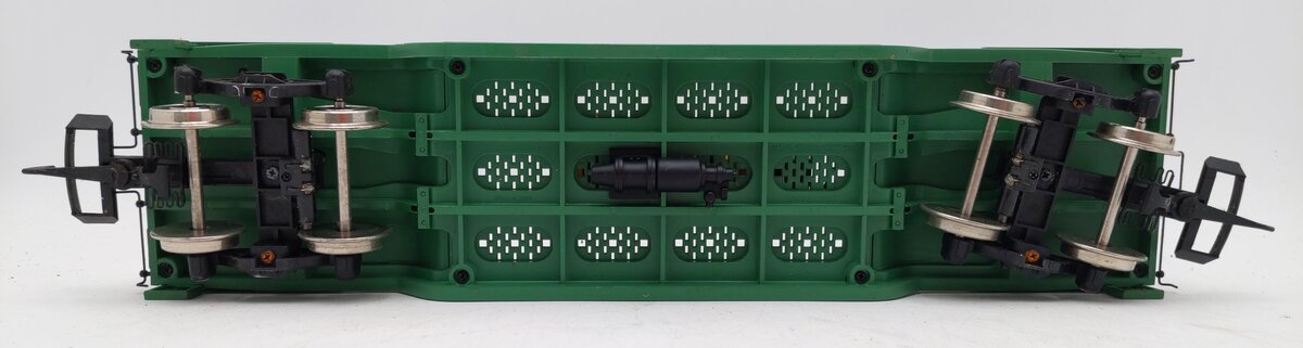 USA Trains R17323 G Burlington Northern Depressed Center Searchlight Car #2233 VG/Box