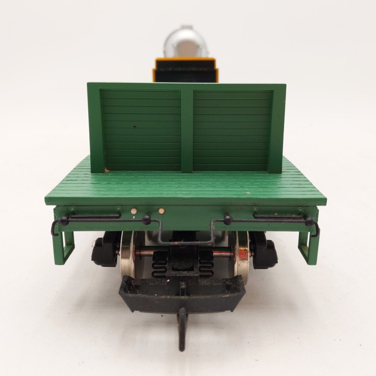 USA Trains R17323 G Burlington Northern Depressed Center Searchlight Car #2233 VG/Box