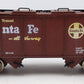 LGB 41760 Santa Fe 2-Bay Covered Hopper- Metal Wheels VG