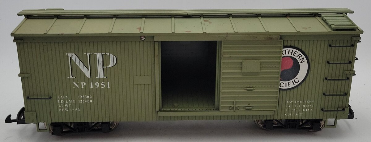 USA Trains 1951 G Western Pacific Boxcar (Metal Wheels) VG/Box