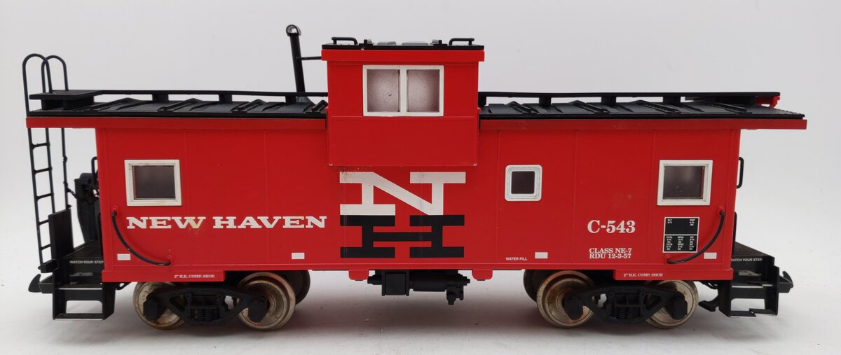 USA Trains R12107 G New Haven Extended Vision Caboose #C-543 (Metal Wheels) EX/Box