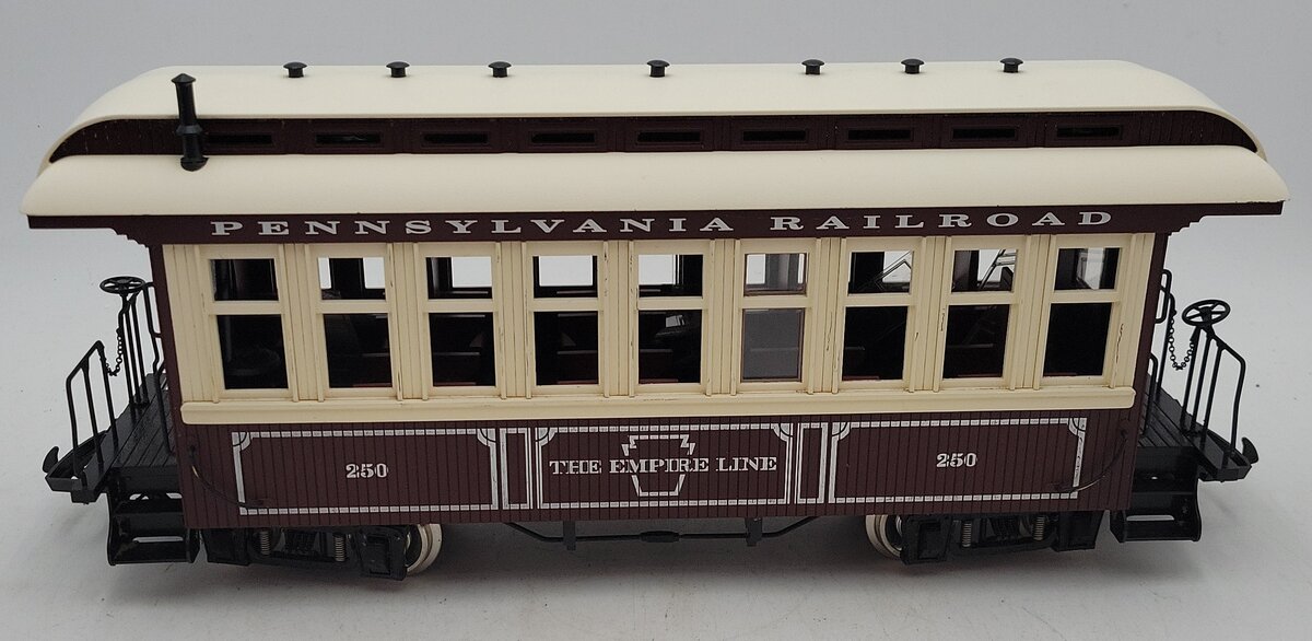USA Trains 30302 G Pennsylvania Overton Passenger Car #250 VG/Box