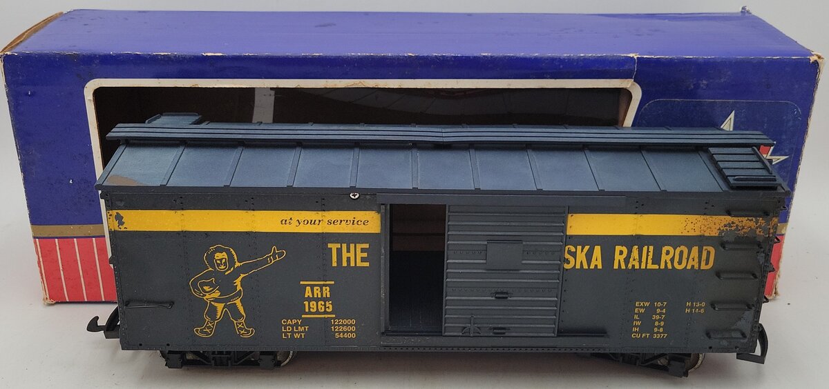 USA Trains 1965 G Alaska Railroad Boxcar VG/Box