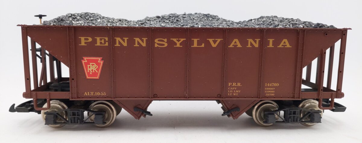 LGB 44760 G Scale Pennsylvania Hopper Car #144760 - Metal Wheels EX