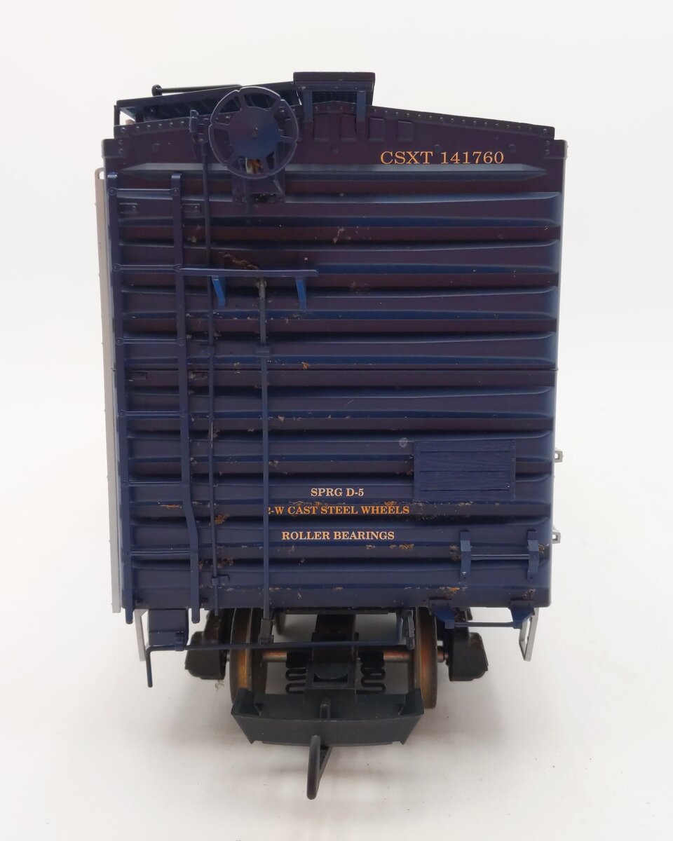 USA Trains R19208C G CSX 40' Boxcar #141760 w/ Metal Wheels VG/Box