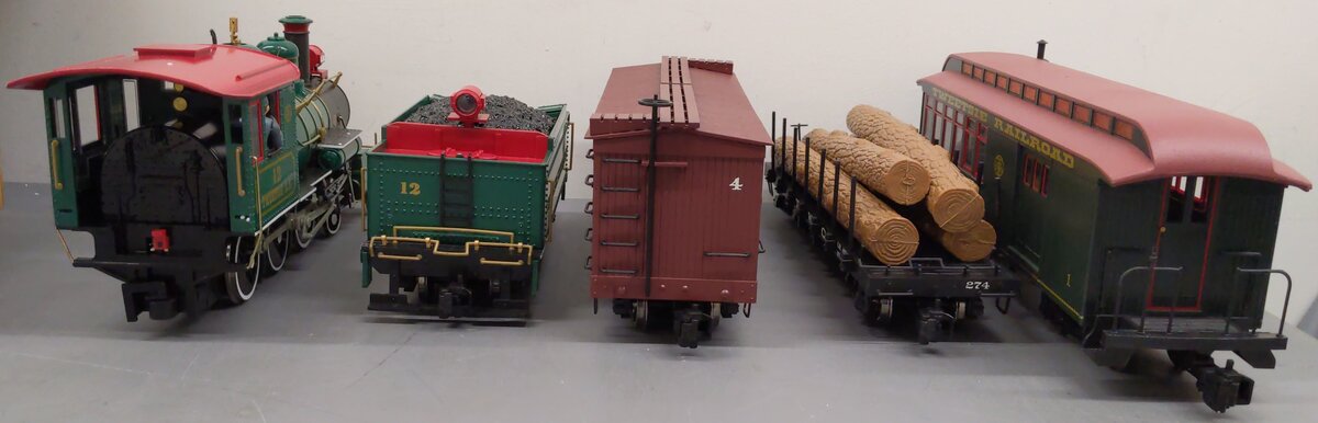Bachmann 90033 Tweetsie Railroad G Gauge Steam Freight Starter Train Set EX/Box