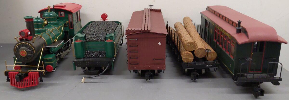Bachmann 90033 Tweetsie Railroad G Gauge Steam Freight Starter Train Set EX/Box