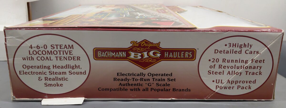 Bachmann 90033 Tweetsie Railroad G Gauge Steam Freight Starter Train Set EX/Box