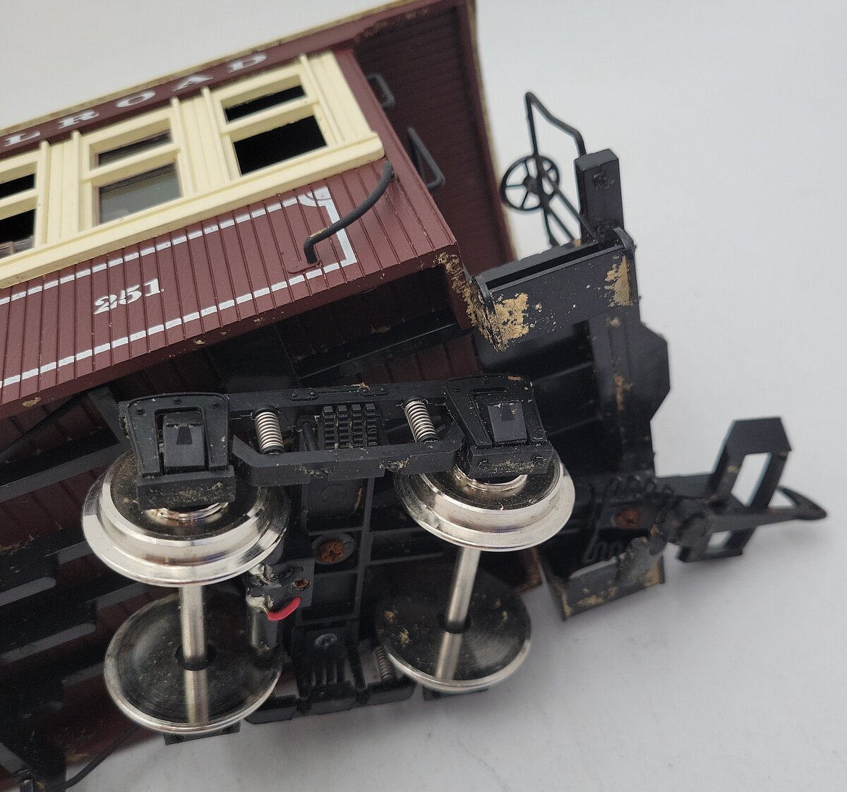 USA Trains 30402 G Pennsylvania Overton Passenger Car #251 (Metal Wheels) VG/Box