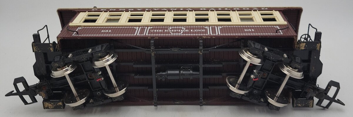USA Trains 30402 G Pennsylvania Overton Passenger Car #251 (Metal Wheels) VG/Box