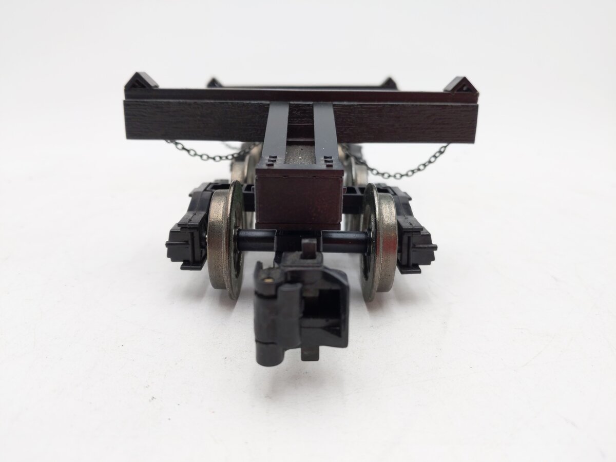Bachmann 98490 G Scale Black Skeleton Log Car - Metal Wheels EX