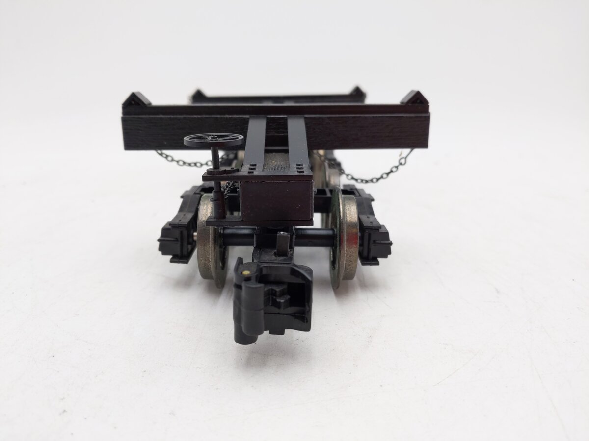 Bachmann 98490 G Scale Black Skeleton Log Car - Metal Wheels EX