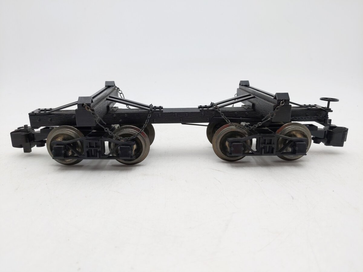 Bachmann 98490 G Scale Black Skeleton Log Car - Metal Wheels EX