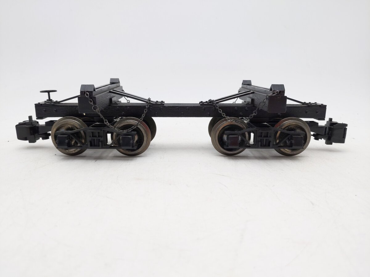 Bachmann 98490 G Scale Black Skeleton Log Car - Metal Wheels EX