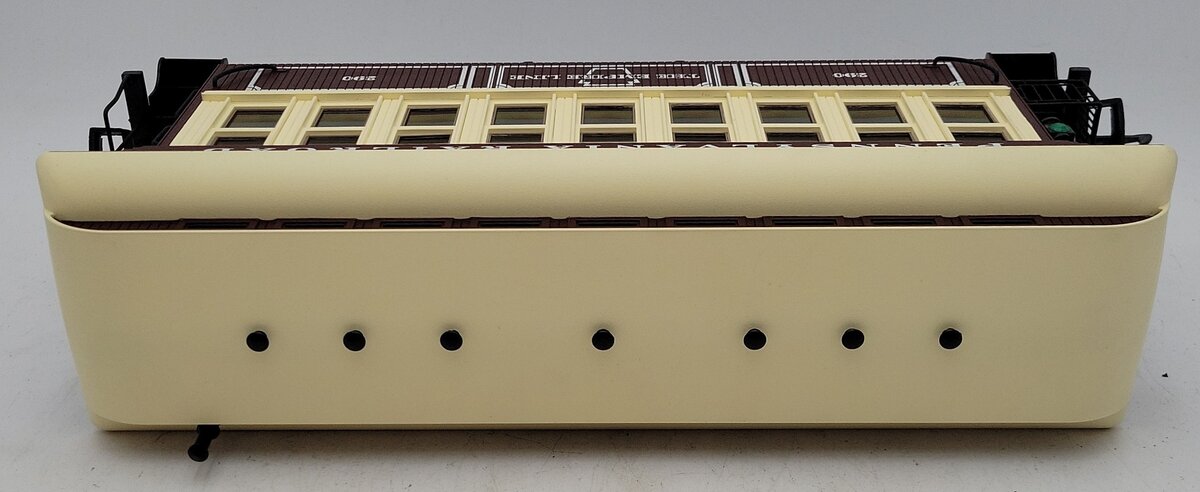 USA Trains 30502 G Pennsylvania Overton Observation Car - Metal Wheels EX