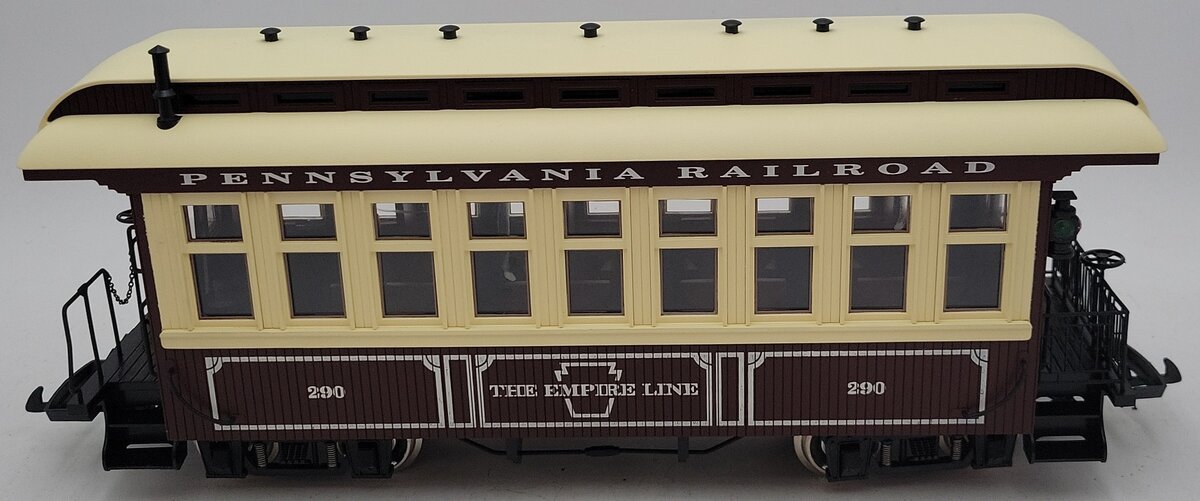 USA Trains 30502 G Pennsylvania Overton Observation Car - Metal Wheels EX