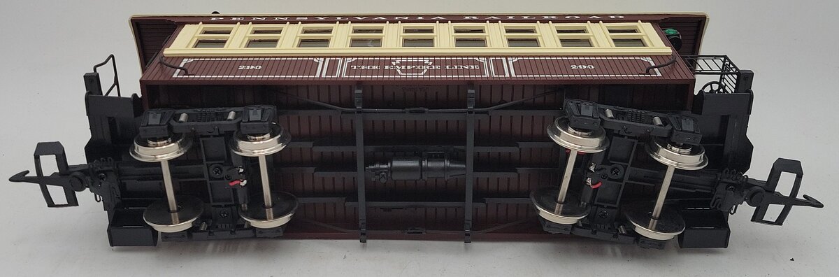 USA Trains 30502 G Pennsylvania Overton Observation Car - Metal Wheels EX