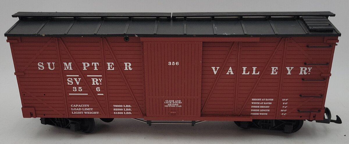 USA Trains R1444 G Scale Sumpter Valley Ry. Outside Braced Boxcar #212 EX