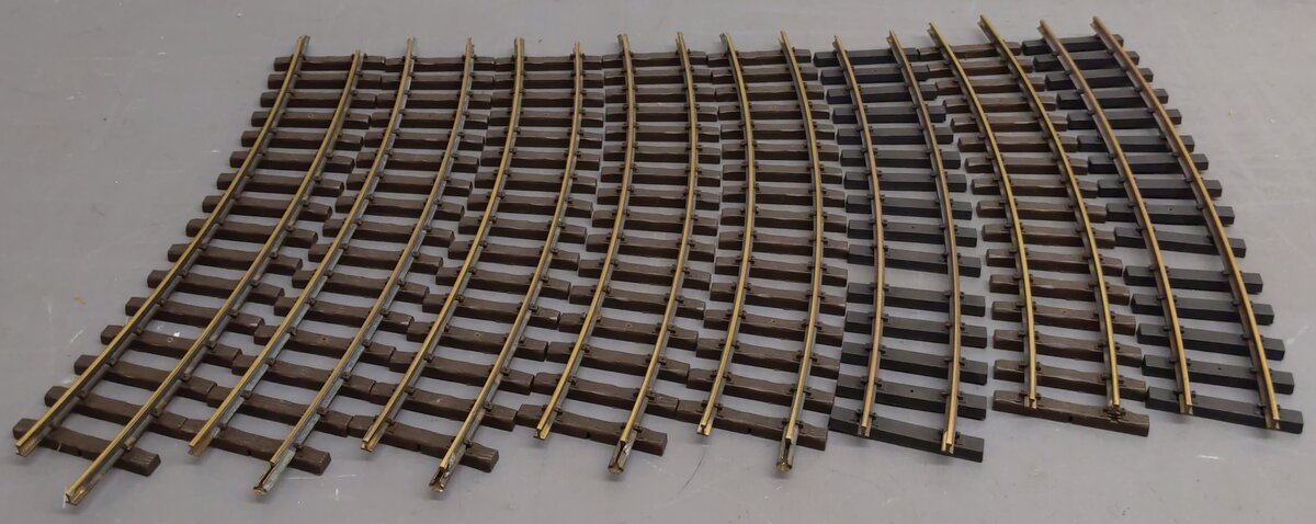 LGB 1600 Curved Track Sections (8) VG