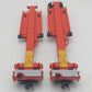 MTH 20-95103 O BNSF Spine Car Set with 2 48' Containers (Set of 2) LN/Box
