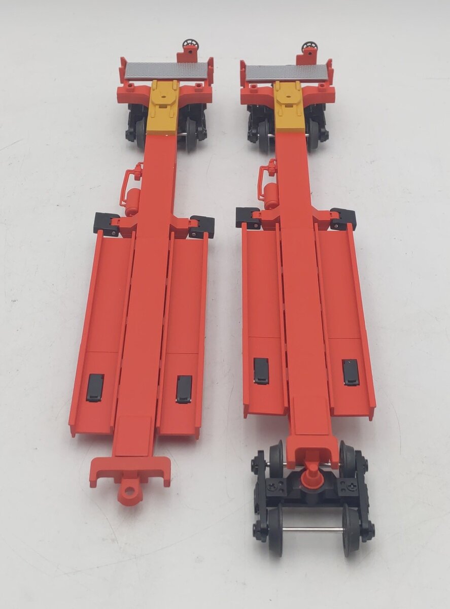 MTH 20-95103 O BNSF Spine Car Set with 2 48' Containers (Set of 2) LN/Box