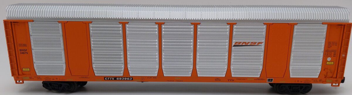 MTH 20-95446 BNSF Corrugated Auto Carrier #34879 EX