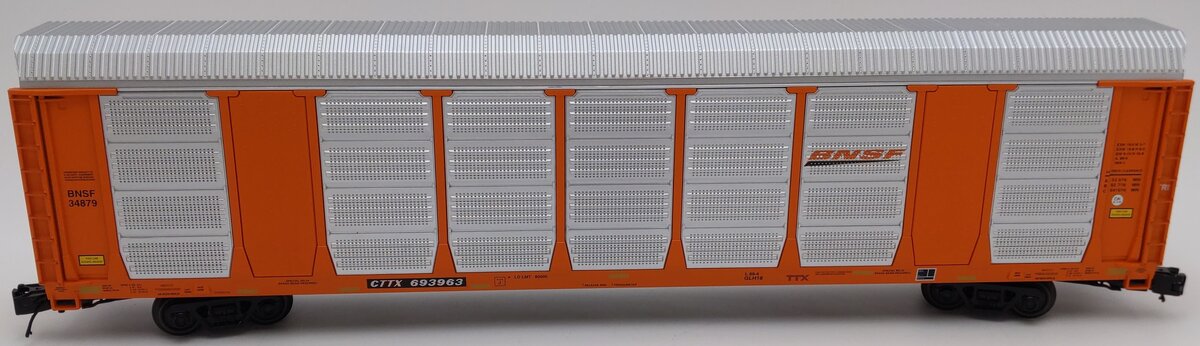 MTH 20-95446 BNSF Corrugated Auto Carrier #34879 EX