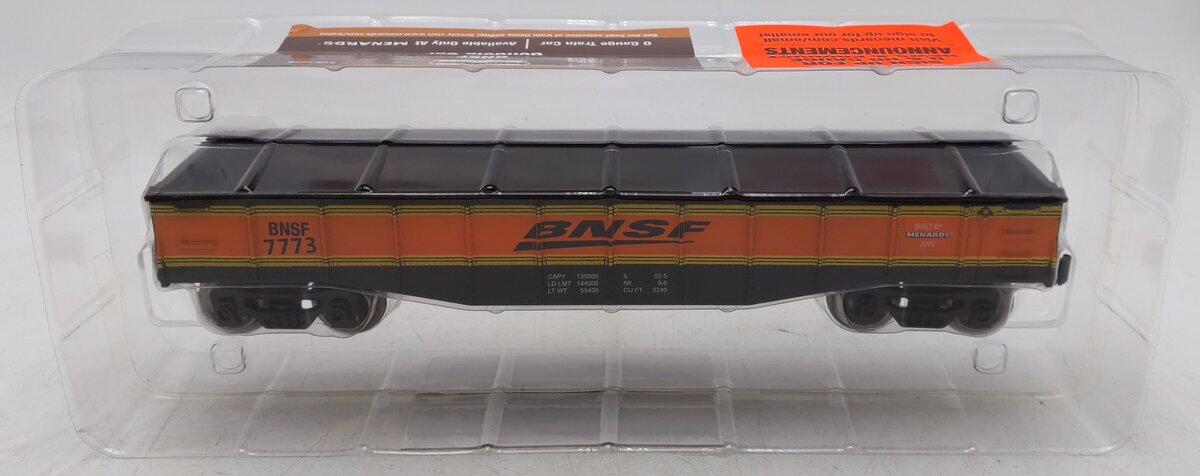 Menards 279-7026 O Gauge BNSF Gondola Car #7773 MT/Box
